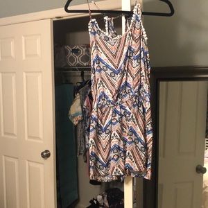patterned romper